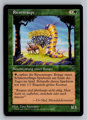 Magic mtg riesenraupe - magic,