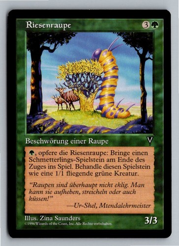 Magic mtg riesenraupe giant - magic,